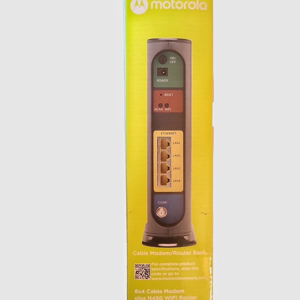 Motorola Cable Modem Plus WiFi Router - Picture 3 of 5